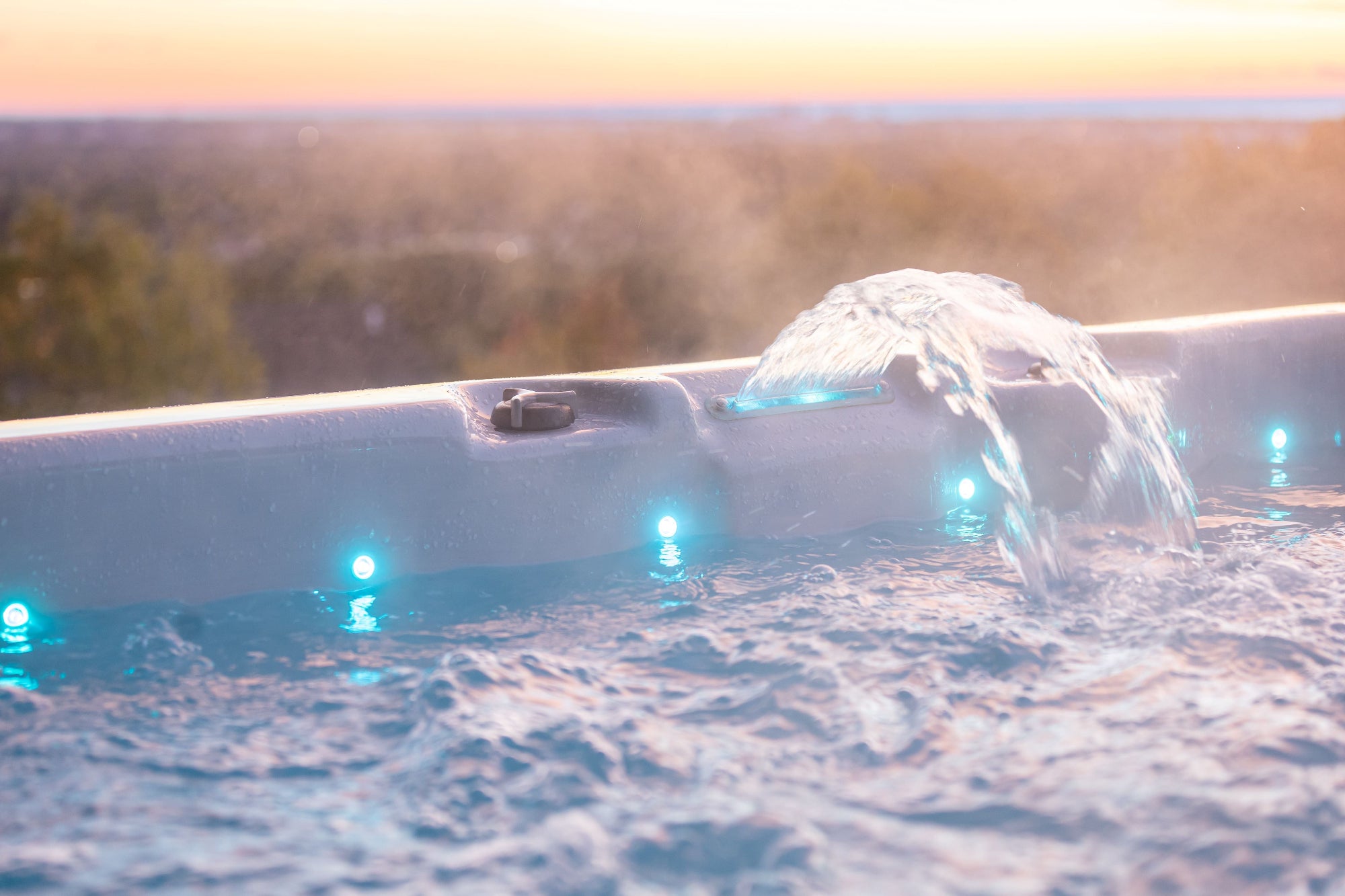  Technician performing spa maintenance in Ottawa